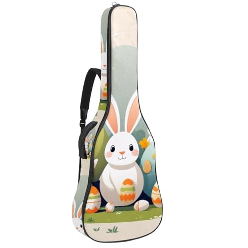 Sac pour guitare acoustique imperméable 101,6 cm housse de transport à poches multicolore