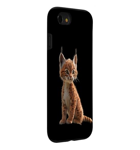 Lynx Rouge Chat Sauvage Chat Prédateur Doux Lynx Coque pour iPhone SE (2020) / 7/8 – vue 3