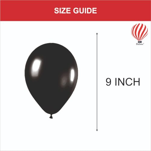 Image of HK balloons 51Pcs Red White Black Anniversary Decoration Item Kite Set With Happy Anniversary Foil Banner For Wedding Anniversary Decoration Combo for Couple
