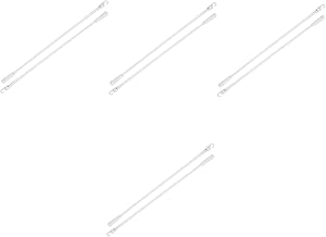 HOMSFOU 8 Peças De Haste Cega Veneziana Substituição De Varinha Cega Com Gancho Mini Varinha Cega Persianas Verticais Peças De Reposição Cortina Persianas De Janela Hastes De Cortina