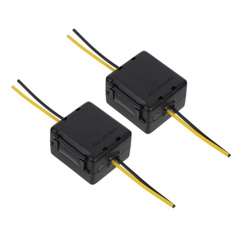 NUOBESTY 2piezas Filtro De Potencia para Coche Supresor De Ruido para Audio Automotriz Aislador De Interferencias y Bucle De Tierra para Mejorar Sonido Vehículos