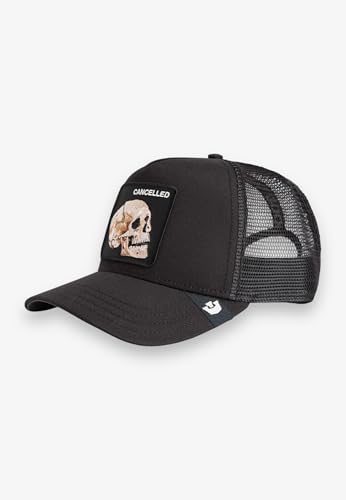 Goorin Bros. Trucker Cap The Cancelled Skull Void Black - Gorra (talla única), color negro