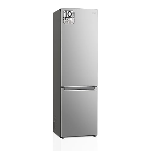 LG GBP52PZNCN1 Frigorífico Combi Door Cooling+, Nevera y Congelador, 2 Puertas, Serie P500, Clasificación C, Capacidad de 419L, 2m, Inox Antihuellas