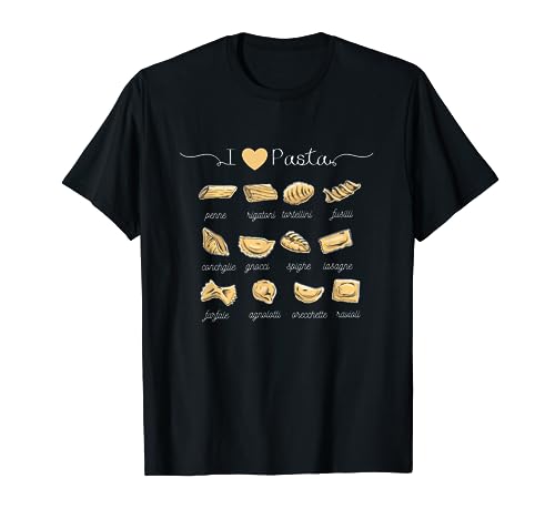 Italian Pasta Type de pâtes J'aime les pâtes T-Shirt