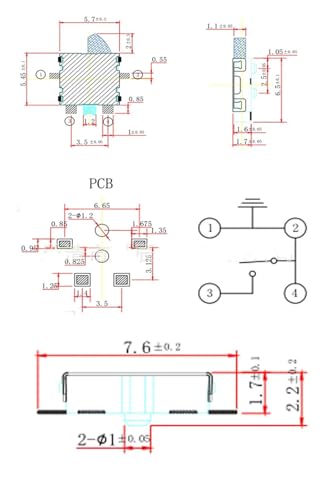 Microinterruptor de reinicio 12V para maquetas y circuitos de domótica 4
