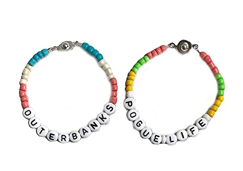 Outer Banks Bracelet *Cute* Seed Beads - Obx - Select Size & Choose Your Favorite! Outerbanks Inspired Bracelets Or Anklet - Pogue Life (6" To 12") Jj Maybank | John B | P4L | Pogue Life | Rafe #TOP2