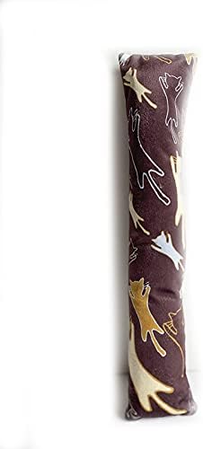 BALLMIE Cat Toys Catnip Kicker 15.7" Soft Velvet Clothing Catnip Toys (Cinnamon Brown, Cat Jump)