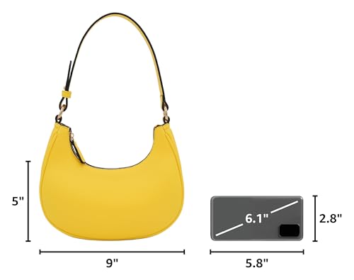 Image of FashionPuzzle Small Crescent Shoulder Bag Underarm Purse