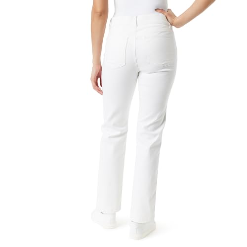 Image of Gloria Vanderbilt Womens Shape Effect Pull on High Rise Straight Leg Jean Standard