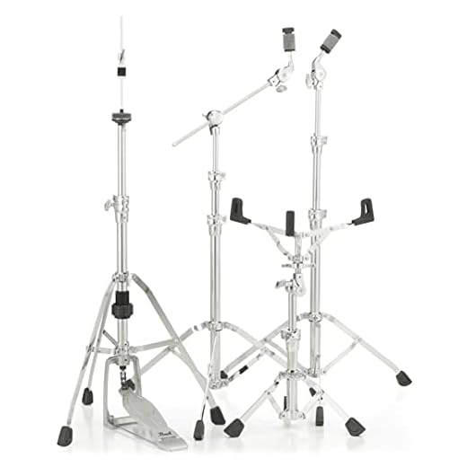 Pearl 930 Series HWP930S Single Braced Hardware Pack Includes Snare, Straight Cymbal, Boom Cymbal, and Hi Hat Stands