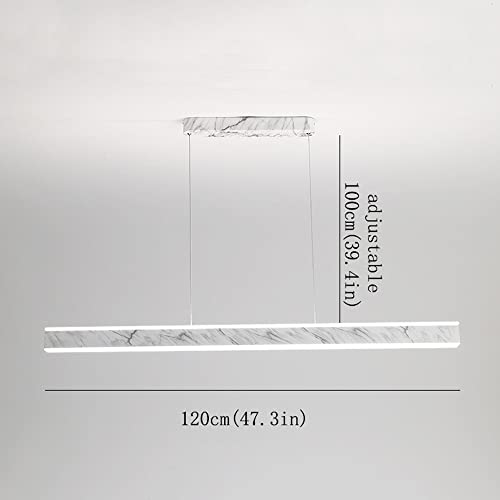 Lampe suspendue table à manger moderne et grand lustre LED de bureau - 3