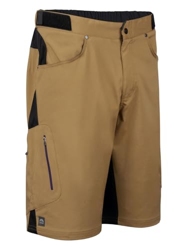ZOIC Ether 12" Men's Mountain Bike Shorts w/ 9" Liner, Whiskey, Large
