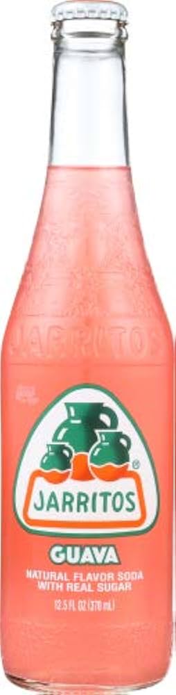 Amazon.com : Jarritos Guava Soda 12.5 oz Glass Bottle Pack