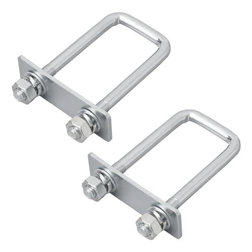 Etrier de fixation en U 40mm angulaire lot de 2 pièces