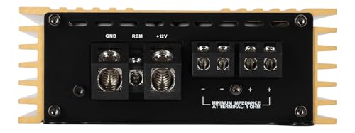 Image of Rockville RD1000.1 Gold 1 Ohm Mono Car Amplifier, 1000W RMS / 2400W Peak