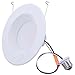 Eiko 11201 - RDR6-75-11W-830-120DT-WH-B LED Recessed Can Retrofit Kit with 5 6 Inch Recessed Housing
