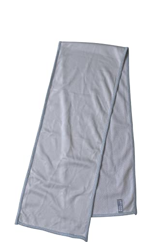 ソメル Sommer クールタオル 無地 S 80×15cm ライトグレー 73496