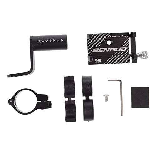 Adium 1 Set Mobile Phone Holder Motorcycle Kickstand Car Mount Stroller Bike Cellphone Holder for Car Bike Accessories Bike Phone Stand Cellphone Fixed Trestle Phone Fixed Support Black