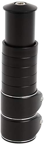 Emoly Bike Fork Stem Extender, Mtb Handlebar Riser Extender Bicycle Aluminium Alloy Head Up Adapter For Mountain Bike, Road Bike, Mtb, Bmx- Extended Edition (New, Black) #TOP1