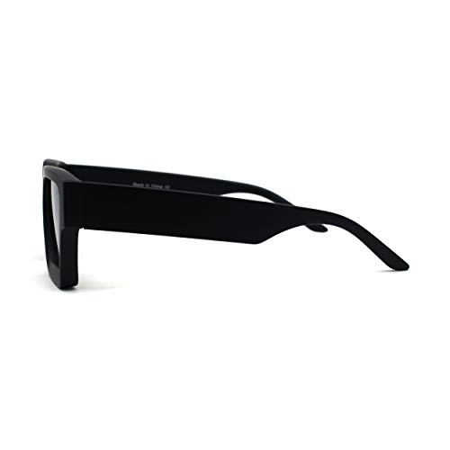 Narrow Rectangular Horn Rim Retro Dad Shade Sunglasses3