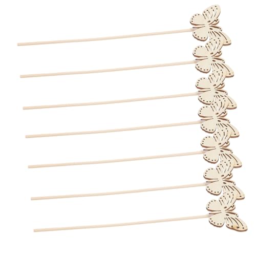 10 piezas palitos difusores de madera mariposa para aromaterapia miniatura 1
