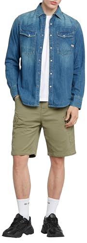 G-STAR Herren Dakota Slim Hemd, Blau (Faded Cricket Blue D23616-D252-D891), S – Ansicht 3