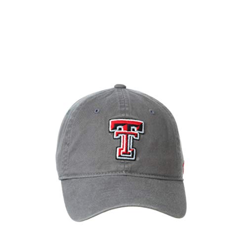 NCAA Texas Tech Red Raiders Mens Adjustable Scholarship Hat Charcoal, Texas Tech Red Raiders Charcoal, Adjustable, One size