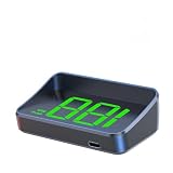 PYJCFHXGN Heads up Display for Cars for Rivian R1T R1S R2 R3 R3X R3 EDV/ECV/Delivery Van, USB Cable Plug and Play,Automatic Brightness Adjustment,Large Font Display, Enhanced Driving Comfort,A Green