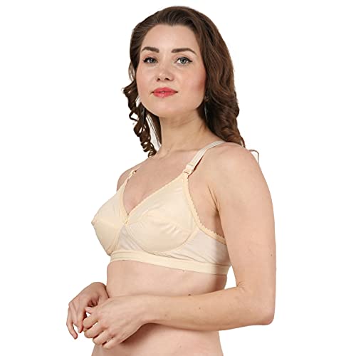 Image of Women's Cotton Non Padded Non-Wired Full Coverage Bra | Bra Combo Pack of 2 | IC Cotton Cup Bra