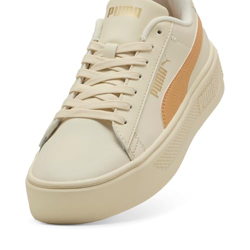Image of Puma Womens Smash V3 Platform Lace Up Sneakers Shoes Casual