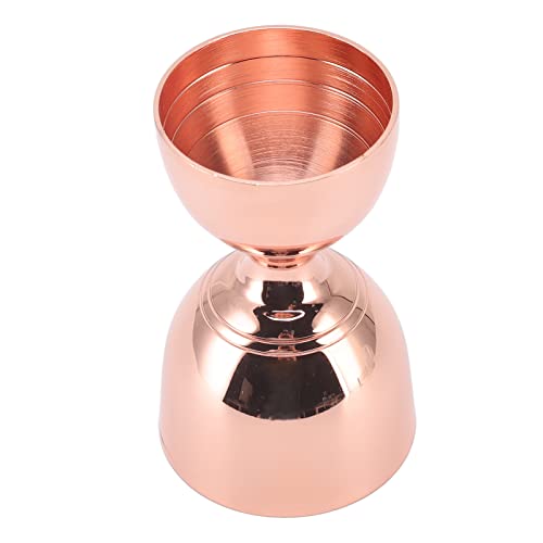 Copper Bell Jigger Premium Cocktail Jigger 30/60Ml Stainless Jigger For Bartending Steel Durable High Accuracy Wide Opening Shot Measure Jigger For Cocktail Liquor Cocktail Jigger(30/60Ml Rose Gold) #TOP6