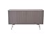 Produktbild Amazon Marke - Rivet Sideboard, 150 x 40 x 85 cm, grau glänzend