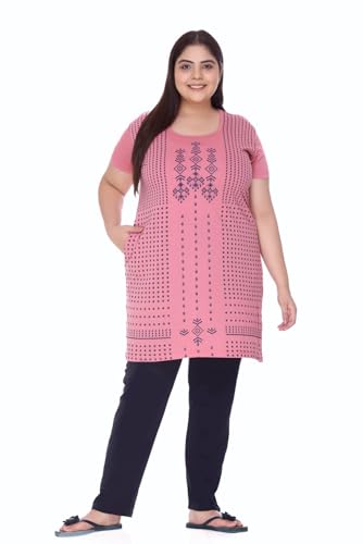 Image of In Love Women's Plus Size Cotton Printed T-Shirt with Pocket - Combo Pack of 2