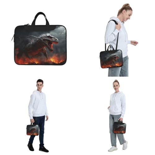 Bolso para portátil Red Magma Flying Dragons para hombres y mujeres miniatura 7