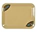 Thunder Group Blue Bamboo Collection 12-Pack Tray, 15-1/4 by 11-1/2-Inch, Melamine, Tan