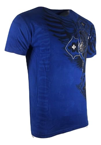 Xtreme Couture by Affliction Men's T-Shirt Lockdown Biker MMA4