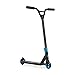 KLAR FIT Klarfit Stuntz Kickscooter - Monopattino, Ruote PU da 100 mm, Cuscinetti a Sfera ABEC 7, Asta del Manubrio a Y a 360°, Freno a Pedale, Carico: 100 kg Max, Superficie Antiscivolo, Blu/Nero
