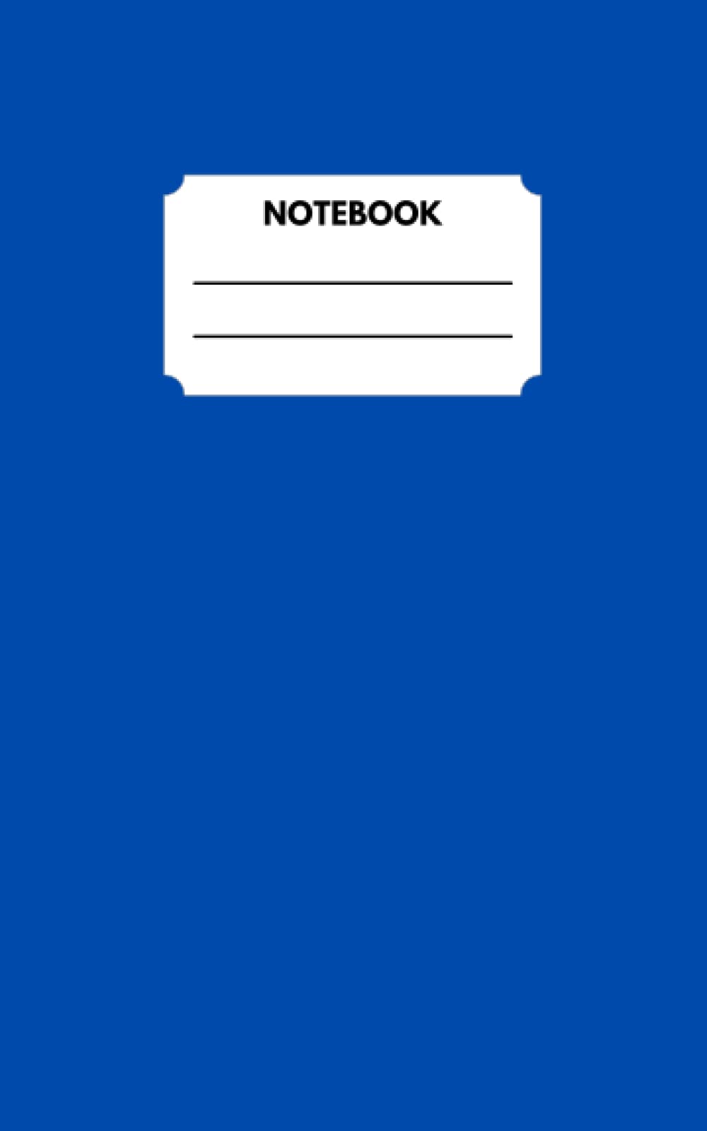 Notebook, 5 x 8, Blue: 100 Pages, College-Ruled, Softcover