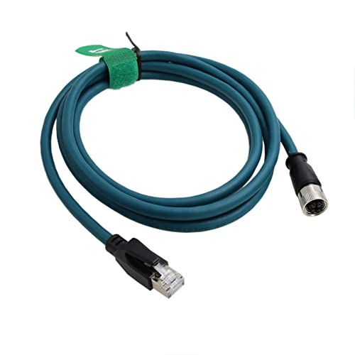 Cable Ethernet Cat7e 1 m con Conectores M12 y RJ45 miniatura 5