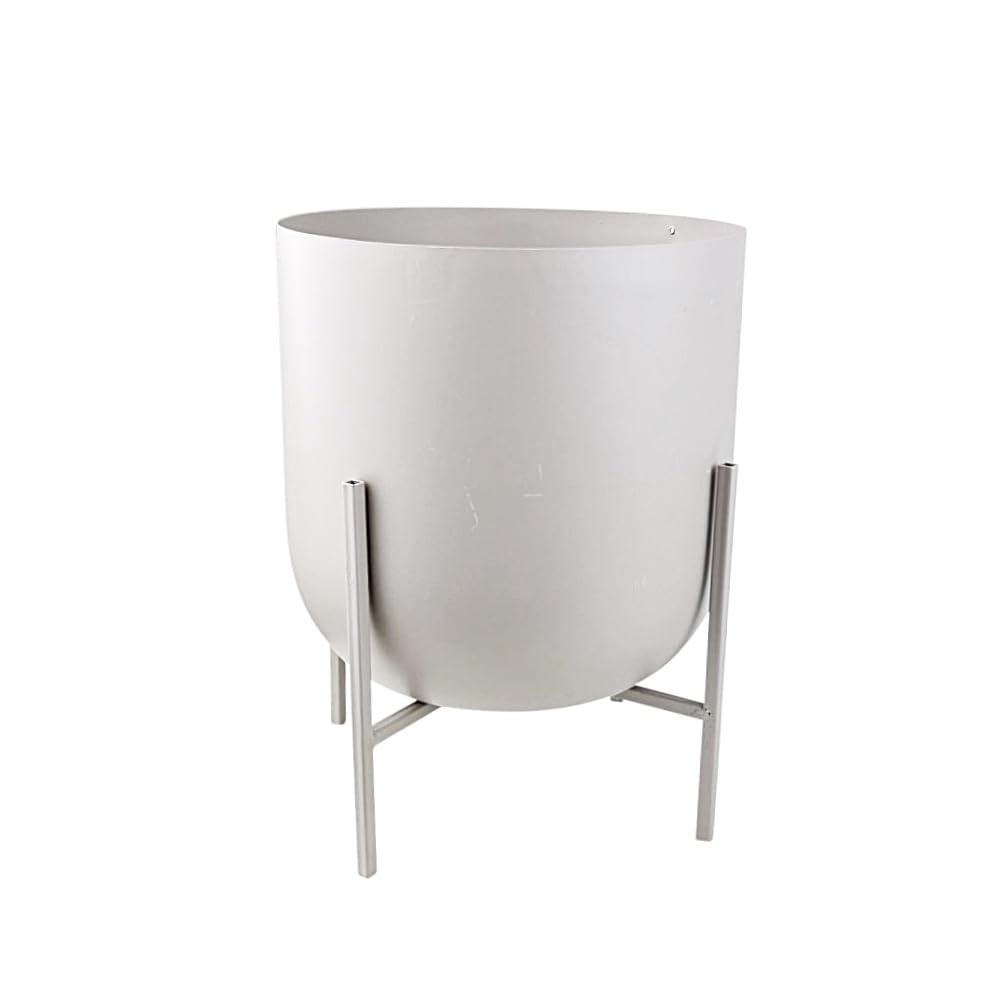 Übertopf-Set Kilana Metall 2-teilig Metall Beige.