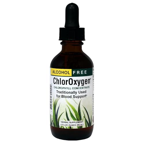 Chlorophyll Drops - Is This The Golden Secret For A Healthy Life? 2 Herbs Etc. ChlorOxygen Chlorophyll Concentrate - Highly-Concentrated Energy Support - Aids Healthy Blood Circulation - Natural Vitality Support - Alcohol-Free - 2 fl oz (About 132 Servings)