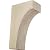 Ekena Millwork BKTW05X06X10CVRW Clarksville Wood Brackets, 5 1/4"W x 6"D x 10"H , Rubberwood