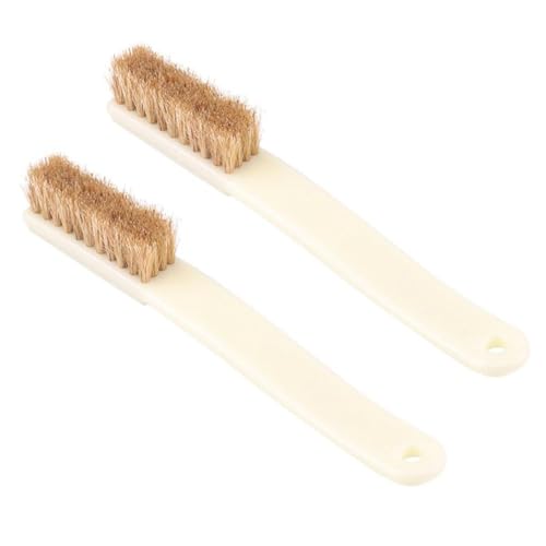 QRONCES 2 pinceles de tiza para escalada en roca, cepillo de tiza firme con cerdas gruesas para el cabello, herramienta limpiadora de búlder, accesorio firme para tiza