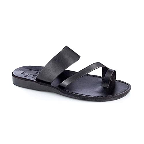 Zohar - Leather Toe Ring Sandal - Mens Sandals