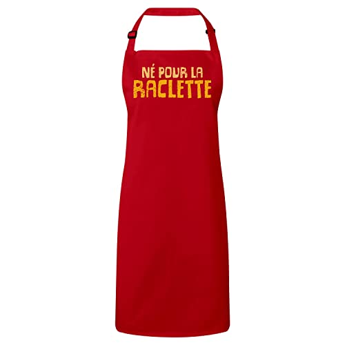 Tablier de cuisine rigolo raclette fromage - Tablier humour Fabulous premium