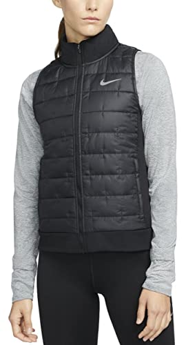 Nike Therma Women's Synthetic-Fill Running Vest (as1, alpha, x_s, regular, regular, Black, XS)