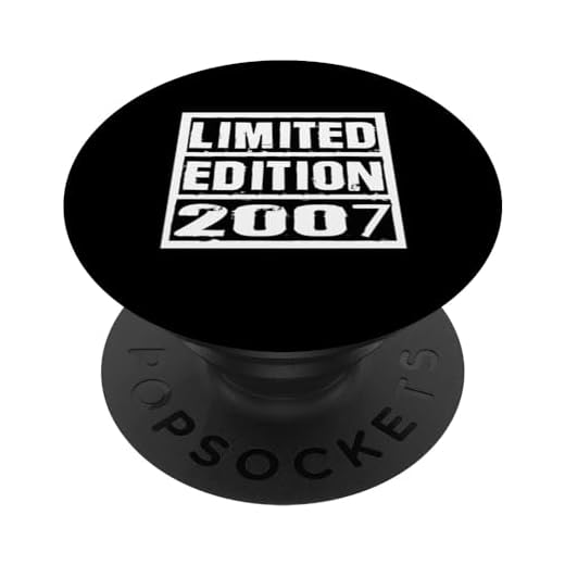 Edición limitada 2007 Cumpleaños 2007 2007 Vintage PopSockets PopGrip Intercambiable