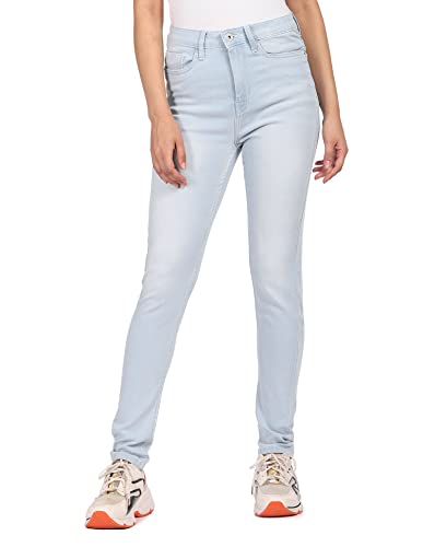 Image of SUGR Women's Regular Jeans (SUWWSDN20036B10 Light Blue 34)