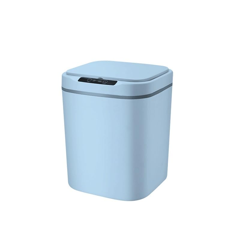 Home Intelligent Garbage Bin Made of ABS Material Living Room Bedroom Dining Automatic Lid Storage Box