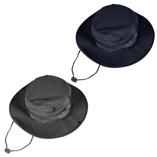 Image of Sun Hats for Men Women Bucket Hat UPF 50+ Boonie Hat Foldable UV Protection Hiking Beach Fishing Summer Safari